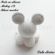 Perle en silicone ronde Gros Mickey