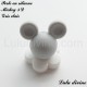 Perle en silicone ronde Gros Mickey