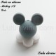 Perle en silicone ronde Gros Mickey