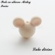 Perle en silicone ronde Mickey