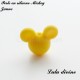 Perle en silicone ronde Mickey