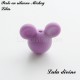 Perle en silicone ronde Mickey