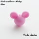 Perle en silicone ronde Mickey