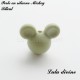 Perle en silicone ronde Mickey