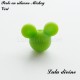 Perle en silicone ronde Mickey