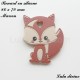 Renard en silicone : Marron