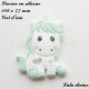 Licorne en silicone