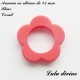 Anneau en silicone Fleur 43 mm