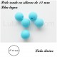 Perle en silicone ronde Ø 12 mm