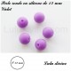 Perle en silicone ronde Ø 12 mm