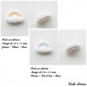 Perle en silicone Nuage