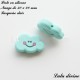 Perle en silicone Nuage