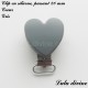 Clip silicone 20 mm Coeur