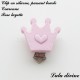 Clip silicone boucle Couronne