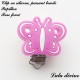 Clip silicone boucle Papillon