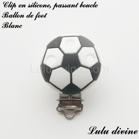 Clip silicone boucle Ballon de foot