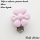 Clip silicone boucle Fleur