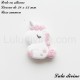 Perle en silicone Licorne