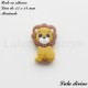 Perle en silicone Lion