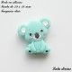 Perle en silicone Koala