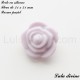 Perle en silicone Fleur