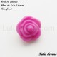 Perle en silicone Fleur