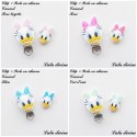 Clip + Perle silicone boucle Canard fille