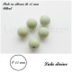 Perle en silicone ronde 15 mm 