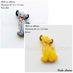 Perle en silicone Lionceau Simba