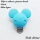 Clip silicone boucle Souris