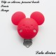 Clip silicone boucle Souris