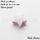 Perle en silicone moyenne Etoile