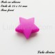 Perle en silicone moyenne Etoile