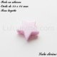 Perle en silicone moyenne Etoile