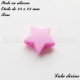 Perle en silicone moyenne Etoile