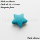 Perle en silicone moyenne Etoile