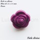 Perle en silicone Fleur