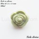 Perle en silicone Fleur