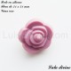 Perle en silicone Fleur