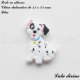 Perle en silicone Chien Dalmatien