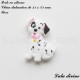 Perle en silicone Chien Dalmatien