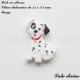 Perle en silicone Chien Dalmatien