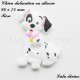 Chien Dalmatien en silicone