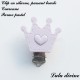 Clip silicone boucle Couronne