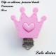 Clip silicone boucle Couronne