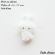 Perle en silicone Lapin