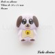 Perle en silicone Chien