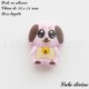 Perle en silicone Chien