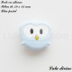 Perle en silicone Hibou