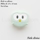 Perle en silicone Hibou